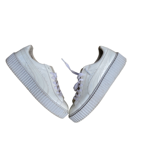 Puma x Fenty White Basket Patent Creeper EUR 40/ US 9) - Picture 2 of 4